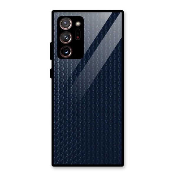 Blue Pattern Glass Back Case for Galaxy Note 20 Ultra